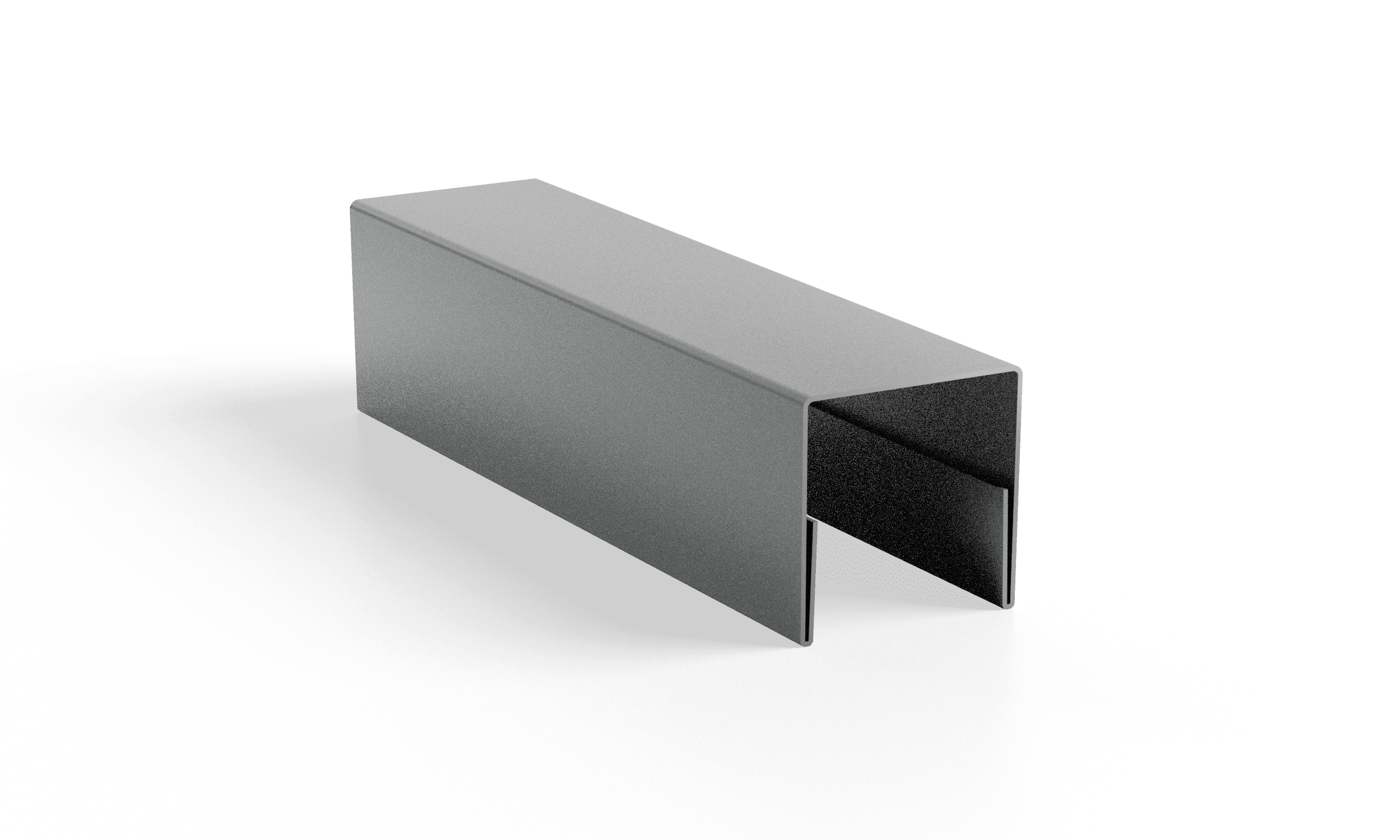 Планка П-образная 23х22х2000 — 0.45 глянец