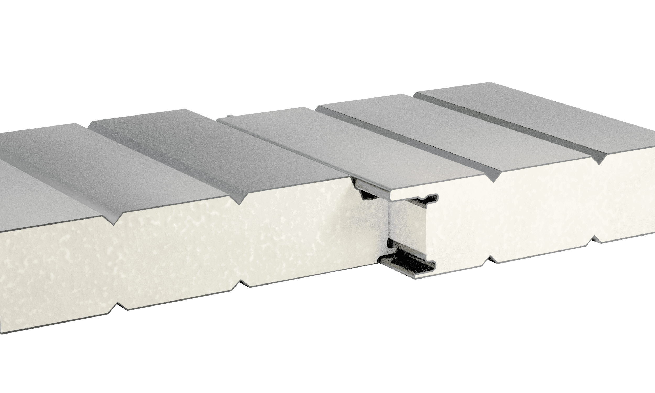 Трехслойная сэндвич-панель 220 мм стеновая S-fix ПЕНА | накатка