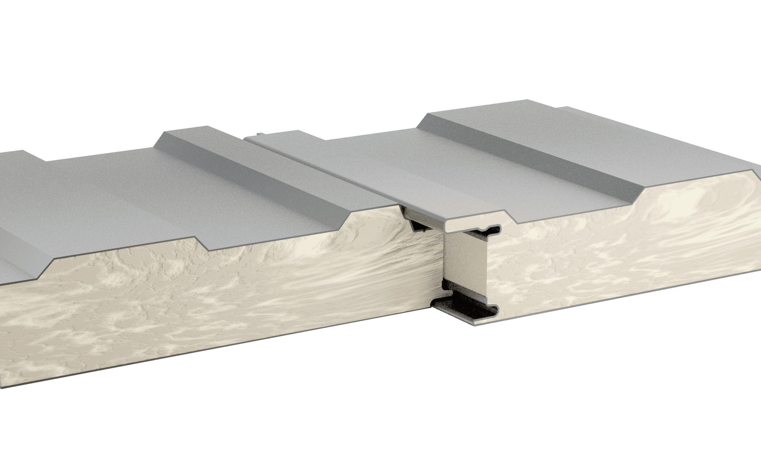 Трехслойная сэндвич-панель 150 мм стеновая S-fix ВАТА 1 класс | трапеция