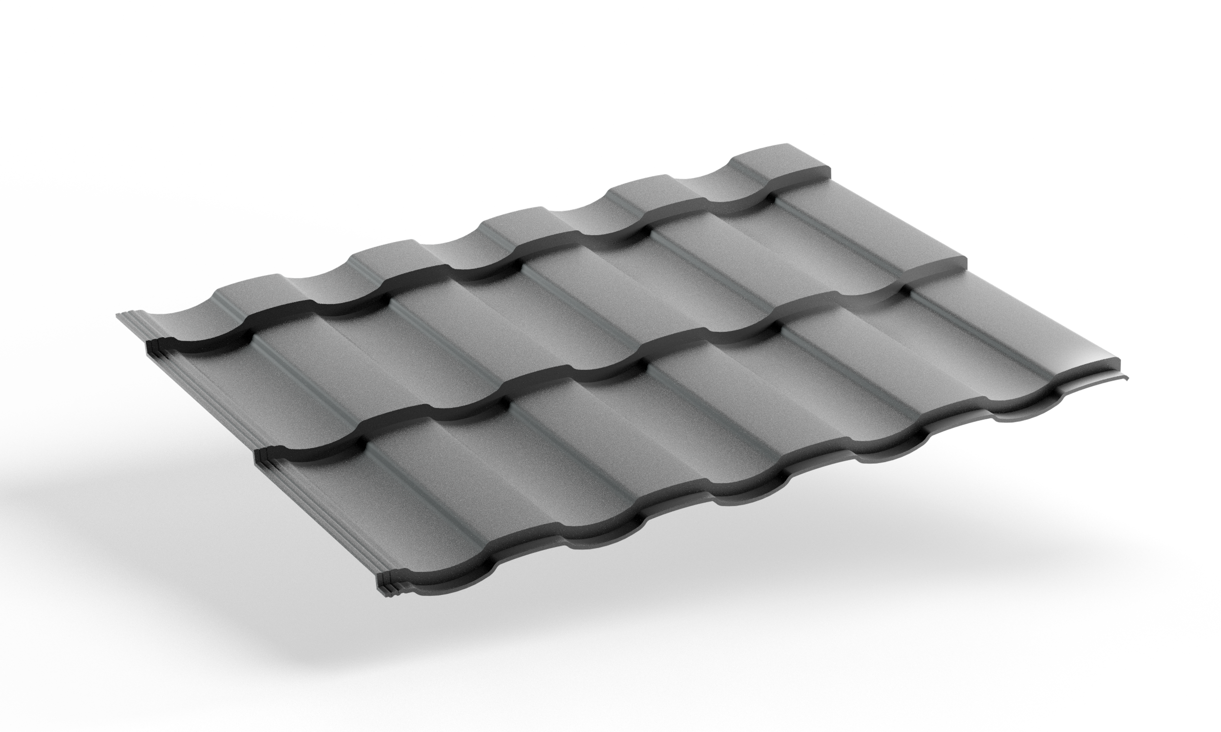 Металлочерепица МОНТЕКРИСТО 0.5 | PureTech матовый