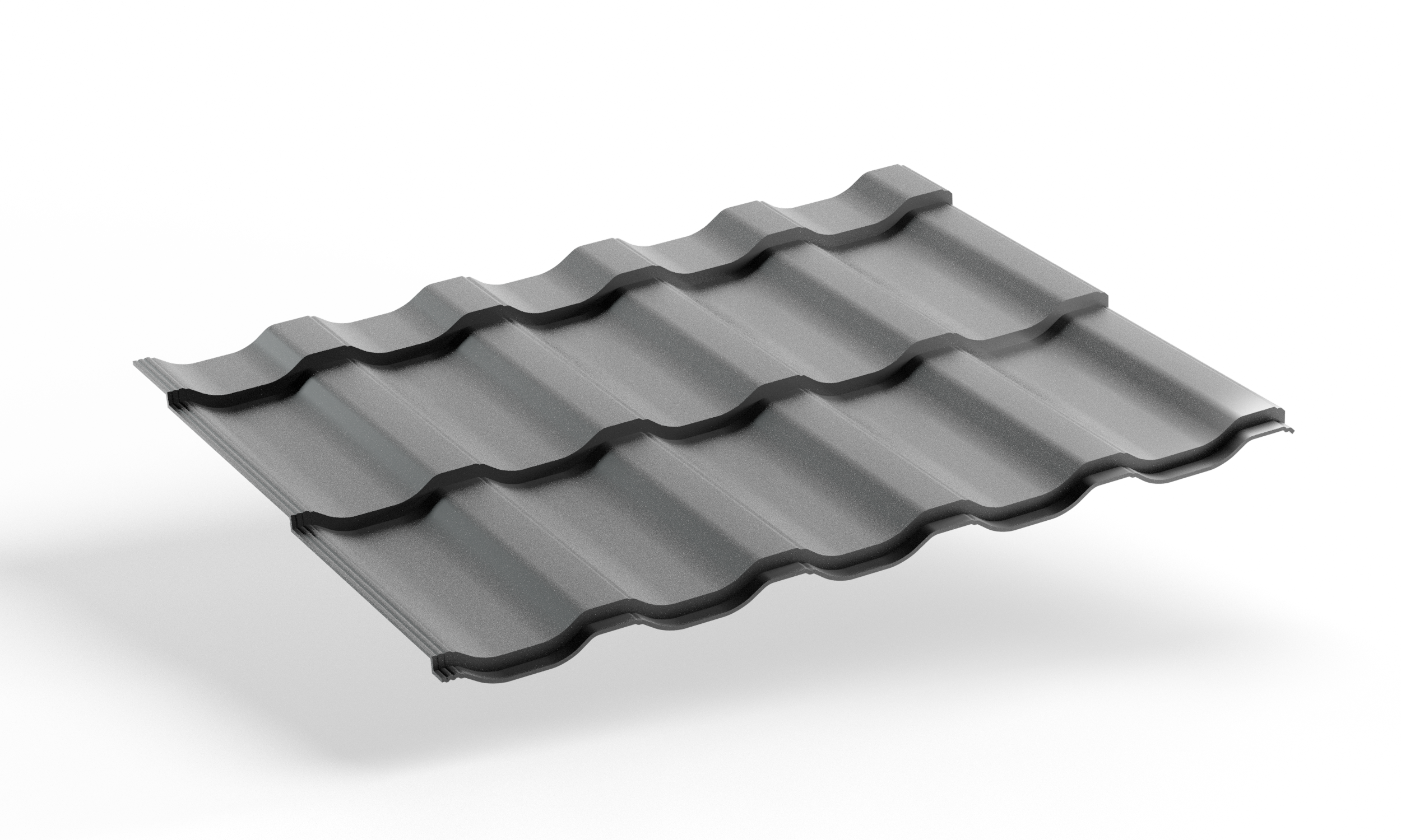 Металлочерепица ТРАМОНТАНА 0.5 | PureTech матовый